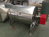 Hotsale RVS Uiendroogmachine Bonendroogbox Bladgroente Dehydratatie Apparaat Gas Aangedreven 220V Motor 4m²
