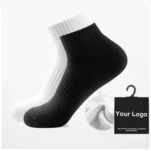 Прямая Продажа с фабрики, индивидуальные 80% хлопковые носки из спандекса на подкладке, носки для велоспорта, унисекс