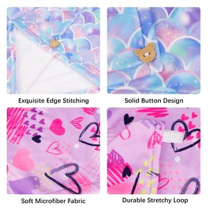 2024ลดกระหน่ำไมโครไฟเบอร์เลิฟยูนิคอร์นหมวกคลุม<span class=keywords><strong>ผม</strong></span>เด็กแบบนุ่มซึมซับได้ดี - Product Image 3