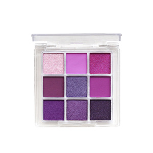 Purple Violet <b>Eyeshadow</b> Palette 9 Shades Matte & <b>Shimmer</b> Pigmented Long Lasting for Party - Product Image 6