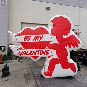 Cœur de Cupidon géant gonflable lumineux à LED, modèle pour <span class=keywords><strong>la</strong></span> Saint-Valentin, décoration gonflable romantique pour <span class=keywords><strong>la</strong></span> publicité des événements/centres commerciaux - Product Image 5