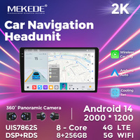 Radio para Auto MEKEDE MS con Pantalla IPS Android 13, 8 Núcleos, 8+256GB, Carplay, Unidades Principales para Toyota, Hyundai, VW, BMW, Audi, 2din, GPS