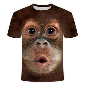 เสื้อยืดพิมพ์ลาย 3 มิติ Fitspi Men รุ่นปี 2026 ลายสัตว์ตลกๆ แขนสั้น ทรงหลวม สวมใส่สบาย แฟชั่นลำลอง เสื้อท็อปแนวใหม่ สไตล์สตรีท - Product Image 6