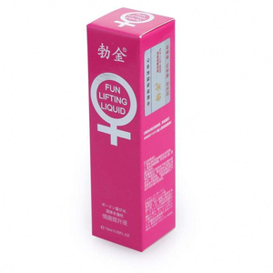LongtimeX Pink Fun Lifting Liquid Gel 10ml Suplemento Masculino Resistente al Agua en Botella Portátil para una Experiencia Sexual Mejorada - Product Image 2