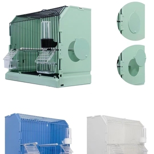 Yüksek kaliteli Metal çelik kuş kafesi toptan ekran paletler papağan kanarya kuşlar için iyi - Product Image 4