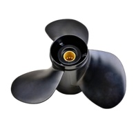 Hélice marine 11-1/2*13 3 pales en aluminium noir 35-65 CV 58100-94313-019 Suzuki DT35DT40DF40DT50DF50DT55DF60DT60