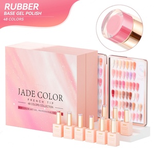 JTING Nueva Colección de Esmaltes de Gel con Base de Goma en 48 Colores para San Valentín, Caja de Regalo con Libro de Colores Único - Product Image 1