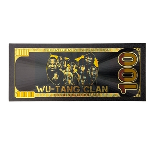 2026 2 modèles de billets de banque populaires <span class=keywords><strong>Wu</strong></span>-<span class=keywords><strong>Tang</strong></span> Clan plaqués or 24 carats pour collection - Product Image 3
