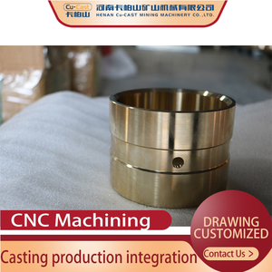 Custom Non-Standard Copper Bronze Drill Sleeve Clad Bronze Bearing Crusher for Ore <b>Mining</b> Casting <b>Mining</b> <b>Machine</b> Parts - Product Image 3