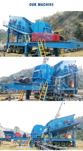 Hiệu quả cao đầy đủ thiết lập đá Bazan đá di động tác động Máy Nghiền đá Granite di động máy nghiền - Product Image 6