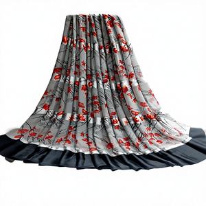 Sari en soie pure et satin de mousseline pour femme, longueur 6,30 mètres, séchage rapide, style Bollywood pour fêtes et occasions décontractées - Product Image 1