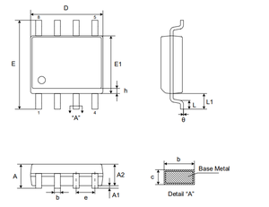 Chip de Memoria Flash de Circuito Integrado Original Nuevo, GD25Q32ESIGR - Product Image 3
