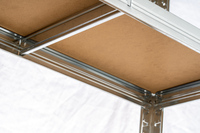 Étagère de Rangement Métallique Polyvalente à 5 Niveaux, Capacité de Charge de 175 kg, Assemblage sans Boulons, Protection Anti-Corrosion en Acier