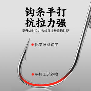 ชุดตะขอเบ็ดตกปลา Black Pit Neder Hook แบบมีหัวตะกั่ว 5 ชิ้น พร้อมเงี่ยงคมด้วยสารเคมี สำหรับตกปลาแบสในลำธาร บ่อ แม่น้ำ และทะเลสาบ - Product Image 4