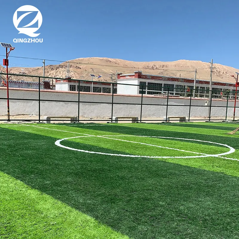 QINGZHOU football artificial turf synthetic grass artificial grass & sports flooring outdoor soccer artificial grass
