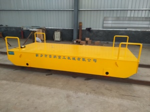 Nuevo Carro de Transferencia Eléctrico con Control Remoto sobre Rieles de Acero, Gran Capacidad de Carga, Vehículo para Manejo de Tuberías, Uso en Almacenes, Accionamiento por Motor, ISO - Product Image 3