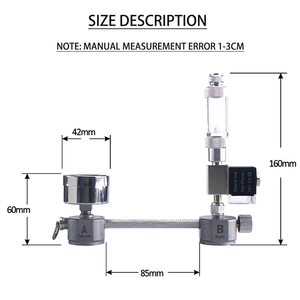 <span class=keywords><strong>Kit</strong></span> de système d'aquarium DIY avec générateur de CO2, compteur de bulles, diffuseur, solénoïde et accessoires pour votre aquarium - Product Image 4