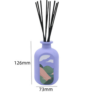 ขวดแก้วกระจายกลิ่นแบบแขวนขนาดเล็ก 200 มล. สำหรับวิกผม ลายพิมพ์สกรีนแบบกล่อง วัสดุเนื้อสัมผัสสีน้ำตาลอ่อน - Product Image 5