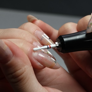 HYTOOS Embouts de ponceuse à ongles en céramique composite blanc nacré de 2 mm, haute dureté, embout professionnel pour ponceuse électrique, pour nettoyer les cuticules, enlever le gel et l'acrylique - Product Image 6