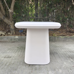 Mesa de comedor GRC para exteriores, ligera y duradera, resistente a los rayos UV, ideal para terraza/<span class=keywords><strong>restaurante</strong></span>, acabado personalizable - Product Image 6