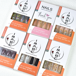 <span class=keywords><strong>Faux</strong></span> ongles en matériau ABS 24 pièces de haute qualité 6 modèles disponibles réutilisables <span class=keywords><strong>pour</strong></span> un usage quotidien - Product Image 3