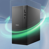 Ordinateur de bureau Dell ECT1250 Tower, processeur Intel Core i3/i5/i7 de 13e génération, 8 Go/16 Go de RAM DDR5, SSD 512 Go/1 To, Windows 11 Pro, Wi-Fi, ordinateur de bureau