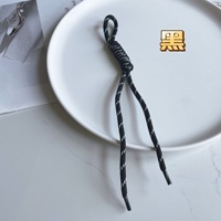 Porte-clés tressé en paracorde nylon haut de gamme personnalisé avec clip pour téléphone portable et sac (impression de logo impossible)