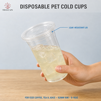 Vente en gros directe d'usine, gobelets en plastique PET jetables avec couvercle, logo personnalisé imprimé, gobelets en plastique pour boissons froides, gobelet en plastique de 12 oz