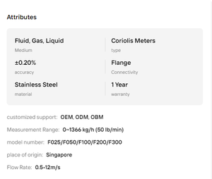 Medidores de Flujo y Densidad Coriolis Compactos y Drenables Serie F de Emerson Rosemount, ORIGINALES - Product Image 2