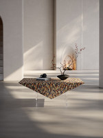 Table basse triangulaire inversée en acrylique minimaliste moderne au design créatif haut de gamme BTCT018 pour salon ou bureau