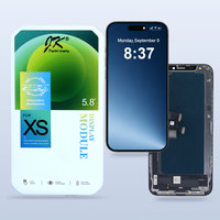 Écran d'affichage de téléphone portable JK, assemblage complet du numériseur tactile, remplacement du panneau LCD, 100% testé, écran LCD de téléphone portable pour iPhone XS