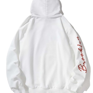 Sweat-shirts à capuche pour hommes, en coton/polyester, à manches longues, avec broderie, pour l'automne - Product Image 3