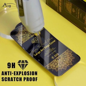 ESD Chống Tĩnh Chống <span class=keywords><strong>Scratch</strong></span> 9H 2.5D Điện Thoại Di Động Đầy Đủ Bìa Tempered Glass Bảo Vệ Màn Hình Cho iPhone 16 15 14 13 12 Pro Max - Product Image 2