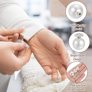 หมุดตกแต่งหนัง PATIKIL Mm Pearl Rivet Studs แบบมุก สำหรับงานหนัง ตกแต่ง ซ่อมแซม DIY เสื้อผ้า - Product Image 3