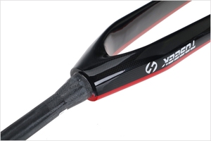 Quehan 26 29 pulgadas, bicicletas de montaña, horquillas de bicicleta partes carbono rígido grava tenedor disco mtb ciclo suspensión rockshox tenedor 27,5 - Product Image 5