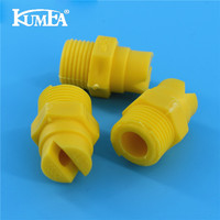 Buse de pulvérisation à jet plat KUMEA 1/8'' 1/4'' 3/8'' en plastique PP PVDF résistant à la corrosion
