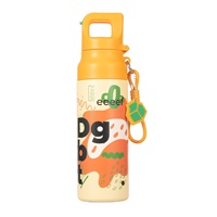 Nouvelle tasse isotherme en acier inoxydable 316 / Bouteille d'eau sport double usage à ouverture à une touche avec poignée portable, idéale pour l'extérieur