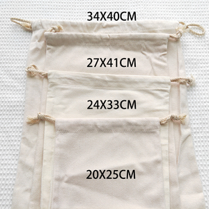 Sacs en toile personnalisés en coton et lin, petits, grands, longs, avec cordon <span class=keywords><strong>de</strong></span> serrage et logo imprimé sur mesure - Product Image 5