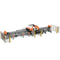 Machine de découpe laser à fibre dorée, refroidissement par eau, 5 axes CNC, servomoteur Yaskawa, prise en charge AI/DXF pour la construction métallique