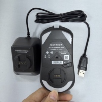 Souris de jeu sans fil ergonomique F800 PAW3311 12000 DPI RGB rechargeable programmable pour PC portable Gamer