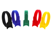 Attaches-câbles en nylon réutilisables et écologiques de 6 pouces, auto-adhésifs, à boucles auto-agrippantes, en différentes longueurs - 100 mm, 200 mm, 300 mm, 400 mm
