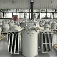 Transformateur de distribution monophasé monté sur poteau aux Philippines 75kVA 120kVA 250kVA 333kVA immergé dans l'huile, bobinage en cuivre 50/60Hz