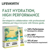 LIFEWORTH Fruit Mix Electrolytes Boisson en poudre pour aider à prévenir la déshydratation et augmenter l'énergie