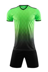 Maillot de football d'équipe imprimé de haute qualité, respirant, à séchage rapide, écologique, à manches courtes, personnalisé pour l'été - Product Image 3