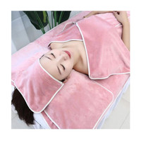 Personnalisé De Haute Qualité 5 Pièces Serviette En Microfibre pour Salon de Beauté Lit De Massage Spa serviette