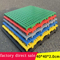 Hoch leistungs teppich Auto wasch gummi Modular Hochwertige pp Matte Kunststoff Interlocking Garage Bodenfliesen