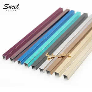 Sucel Steel Custom Factory Directly Decorative Mirror Glass Edge Trim Accessories Supplier
