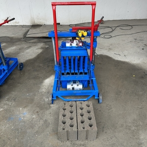 Trung Quốc Nhà máy cung cấp trực tiếp kích thước nhỏ xách tay di động bê tông rỗng khối máy làm với di chuyển bánh xe - Product Image 4