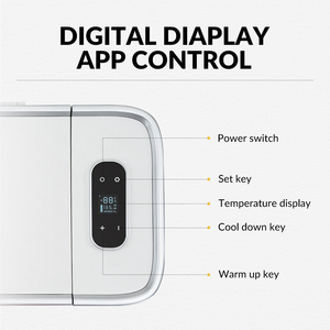 MS25 ALPICOOL Mini Réfrigérateur Camping Refroidisseur Électrique Voiture Hôtel AC DC Compresser Réfrigérateurs et Congélateurs Réfrigérateur Compact <span class=keywords><strong>12V</strong></span> - Product Image 4