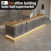 Bureau de réception moderne en MDF écologique pour hôtels, salons, bars et espaces commerciaux - Mobilier de bureau